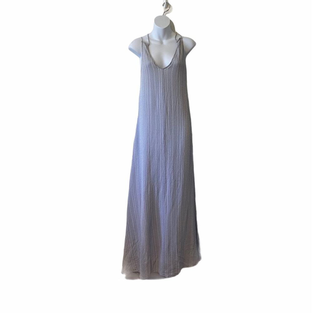 Derek Lam 10 Crosby crepe blue maxi dress